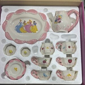Disney Princess Tea Set with Pink and White Accents